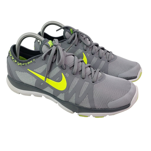 Nike Flex Supreme TR 3 Womens Sz 9 Grey Green Training Sneaker Shoes 683138 005 - Picture 1 of 9
